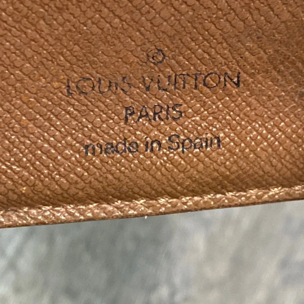 Louis Vuitton Brown Monogram Canvas Bifold Wallet